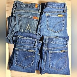LOT Designer Jeans 👖 Joe's Jeans, 7forallmankind size 14 Junior